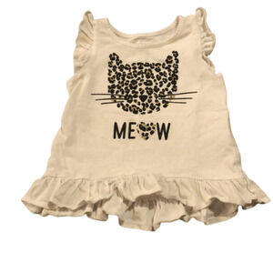 Children’s Place “Meow” leopard tank